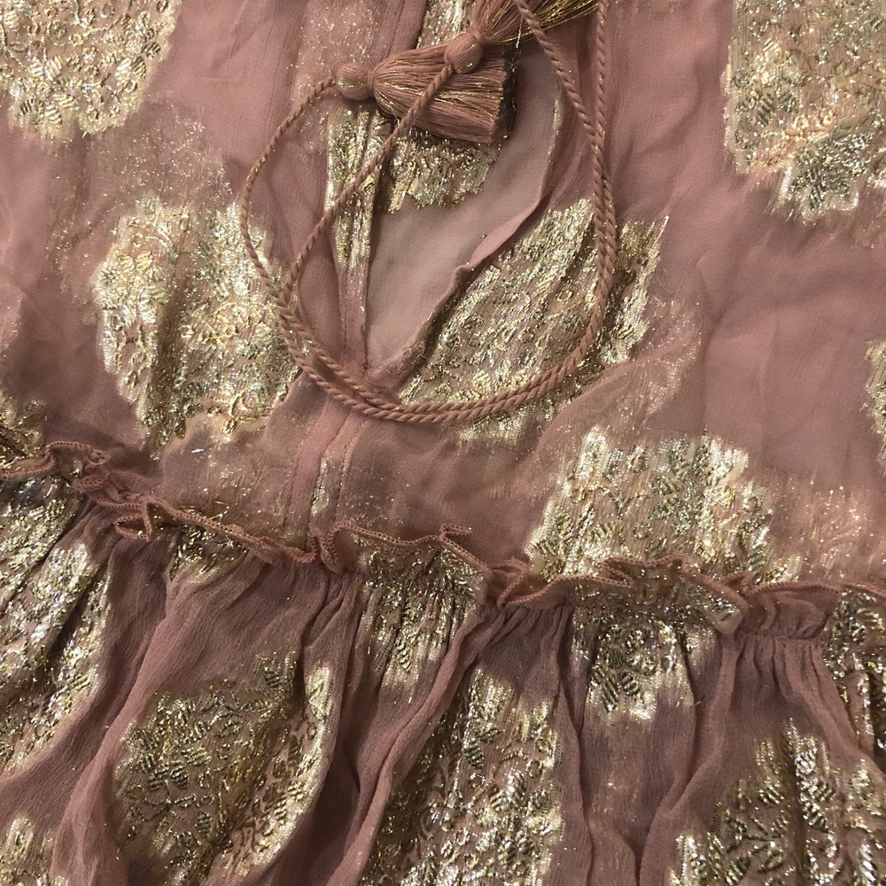 Meadow Rue by Anthropologie with Gold Accents